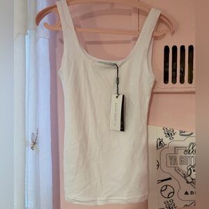 All Things Golden Ribbed Tank